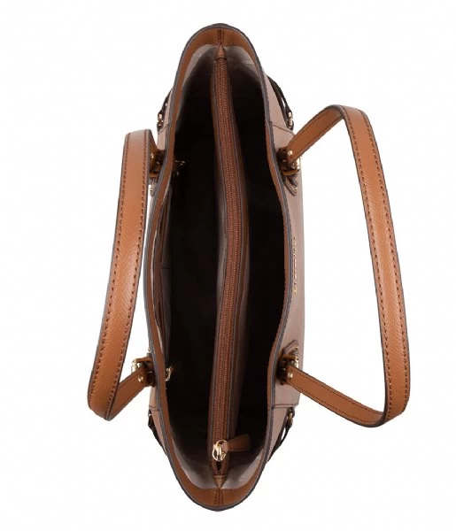 Michael Kors Voyager Ew Tote Luggage & Gold Colored Hardware 3 Michael Kors Voyager Ew Tote Luggage & Gold Colored Hardware - Afbeelding 3