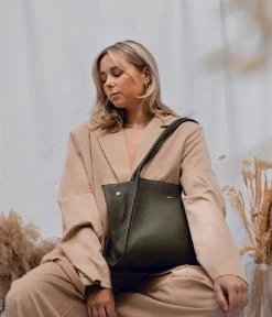 Tote Ren Olive Night -Mode Tas mistermiara B018 ren tote olivenight 6 600