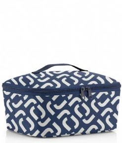 Reisenthel Coolerbag M Pocket Signature Navy -Mode Tas reisenthel coolerbag m pocket signature navy side 600