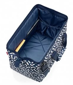 Reisenthel Allrounder Large Pocket Signature Navy -Mode Tas reisenthel mk allrounder large pocket signature navy inside 600