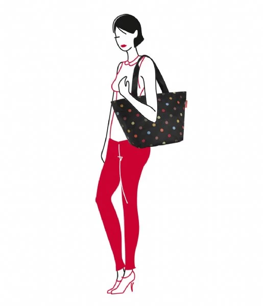 Reisenthel Shopper Medium Dots 2 Reisenthel Shopper Medium Dots - Afbeelding 2