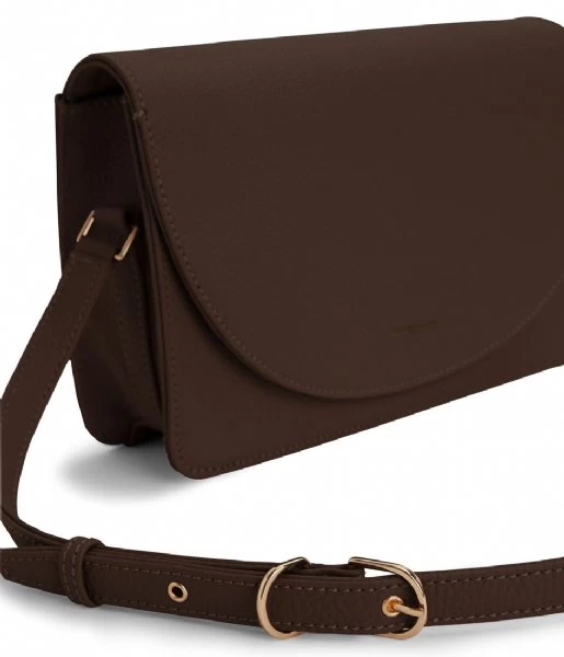 Matt & Nat Sofi Purity Crossbody Chocolate 6 Matt & Nat Sofi Purity Crossbody Chocolate - Afbeelding 6