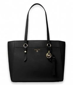 Michael Kors Sullivan Large Mf Top Zip Tote Black