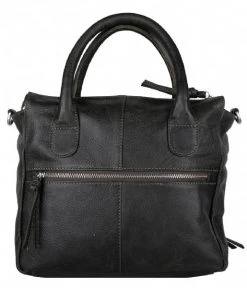 Yucca Handbag Dark Green -Mode Tas thelittlegreenbag 3970 yucca handbag dark green back 600