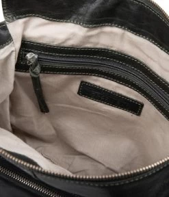 Yucca Handbag Dark Green -Mode Tas thelittlegreenbag 3970 yucca handbag dark green inside 600