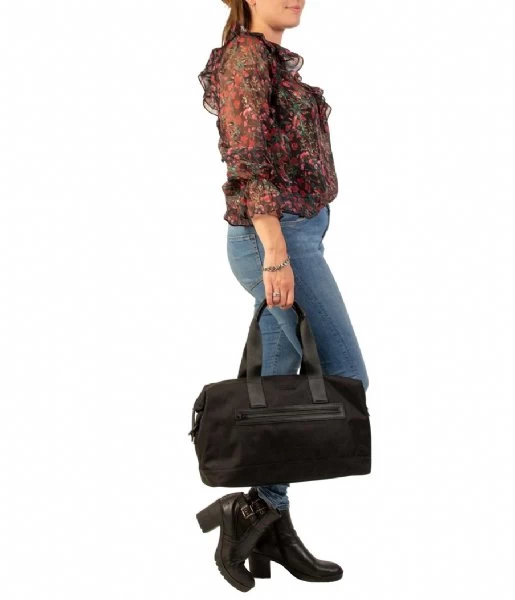 Duffle Bag Daisy Black 2 Duffle Bag Daisy Black - Afbeelding 2