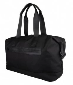Duffle Bag Daisy Black 7 Duffle Bag Daisy Black -Mode Tas thelittlegreenbag daisy duffle black side 600