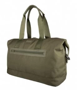 Duffle Bag Daisy Olive -Mode Tas thelittlegreenbag daisy duffle olive side 600