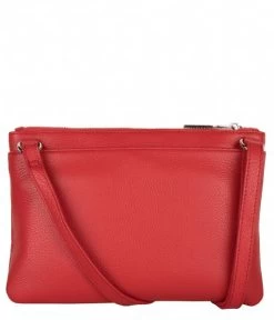 Finn Crossbody Red -Mode Tas thelittlegreenbag finncrossbody crossbody red crossbody 3747 back 600