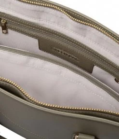 June Laptop Bag 13 Inch Army Green 10 June Laptop Bag 13 Inch Army Green -Mode Tas thelittlegreenbag june laptopbag 13 inch army green inside 600