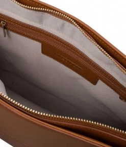 June Laptop Bag 13 Inch Tobacco -Mode Tas thelittlegreenbag june laptopbag 13 inch tobacco inside 600